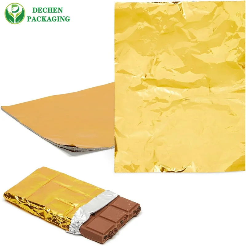 Affordable Wholesale Foil Chocolate Eggs Candy Aluminum Foil Laminated Paper For Butter Packaging