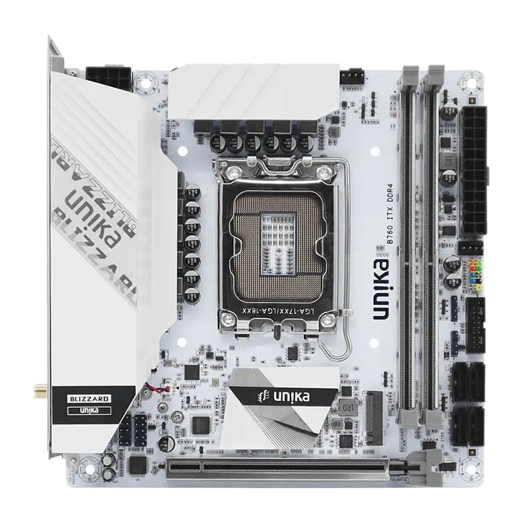 unika B760 ITX DDR5 マザーボード UNIKA B760 ITX DDR4 Motherboard for Intel LGA1700 CPUs - Factory