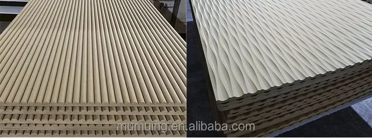 MUMU 3D Embossed Paintable Interior Coating Fluted Decor