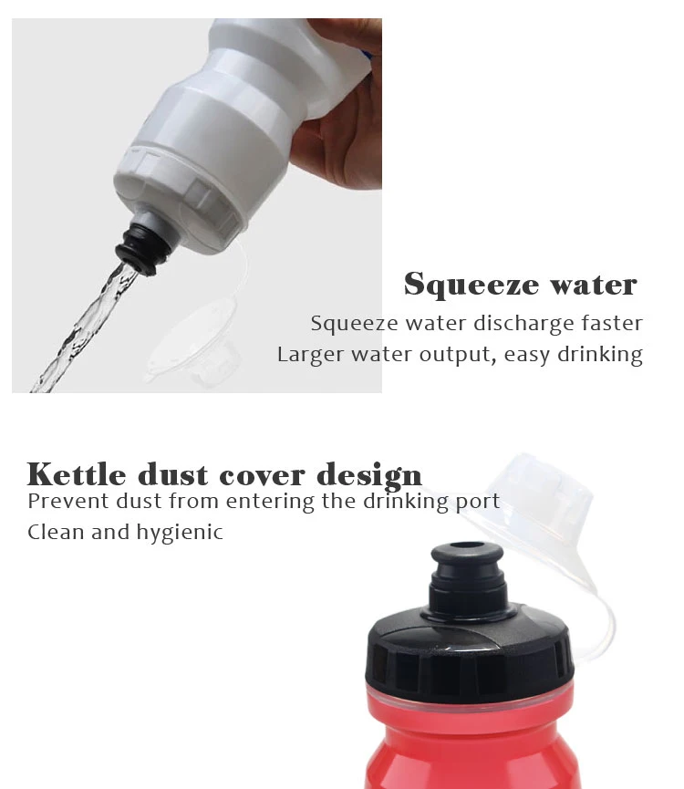 Custom Logo Sports Racing Bicycle Water Bottle Bpa Free Squeeze Bike
