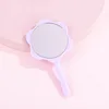 Purple flower mirror