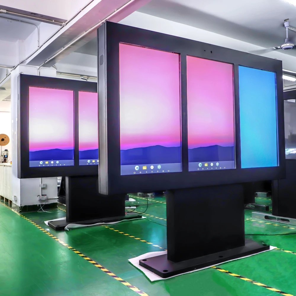 MWE Outdoor Drive-Thru Advertising LED Display Screen LCD Kiosk Digital Menu Board Display for Effective Outdoor Signage
