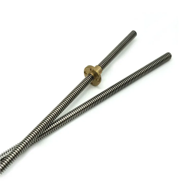 Tr 12Mm 16Mm 18Mm 20Mm Diameter Rvs Trapeziumvormige Draad Kogelschroefspil