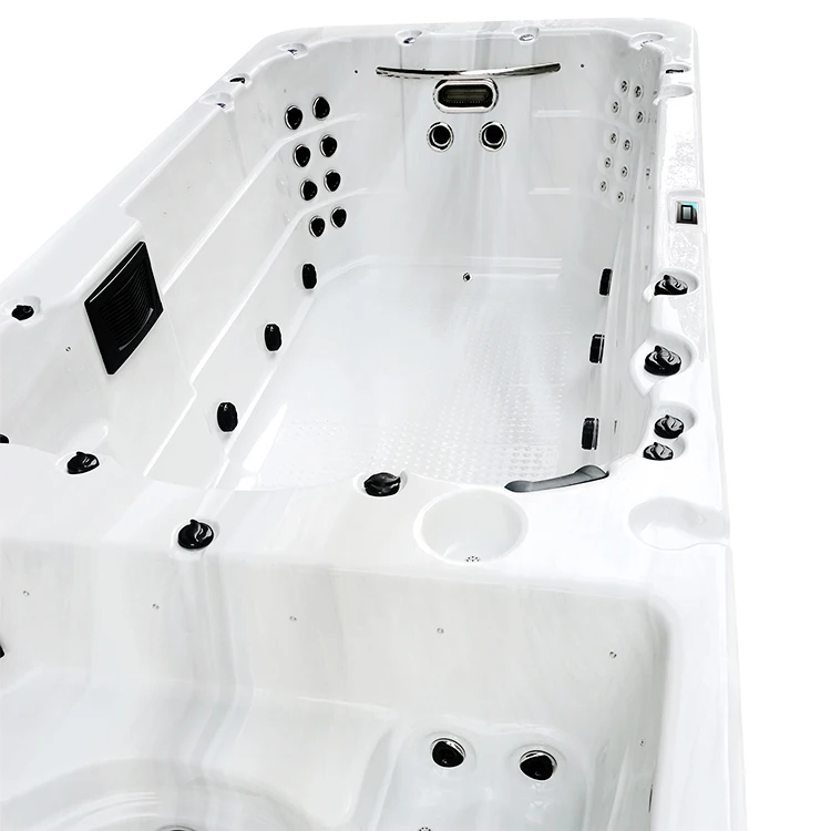 Luxury Swimspa - Dual Zone Outdoor Spa Pool with Massage