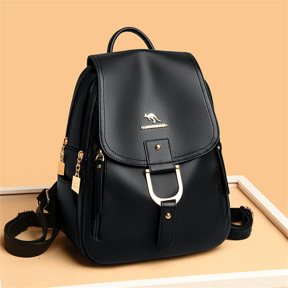 black leather backpack 2017 Ghurka Hudson sighted vision of Ardavast Serapian Black Grained Leather Backpack |