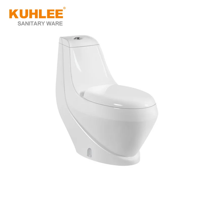 Sanitary Ware Round Style Bathroom Washdown One Piece Toilet With Good Prices