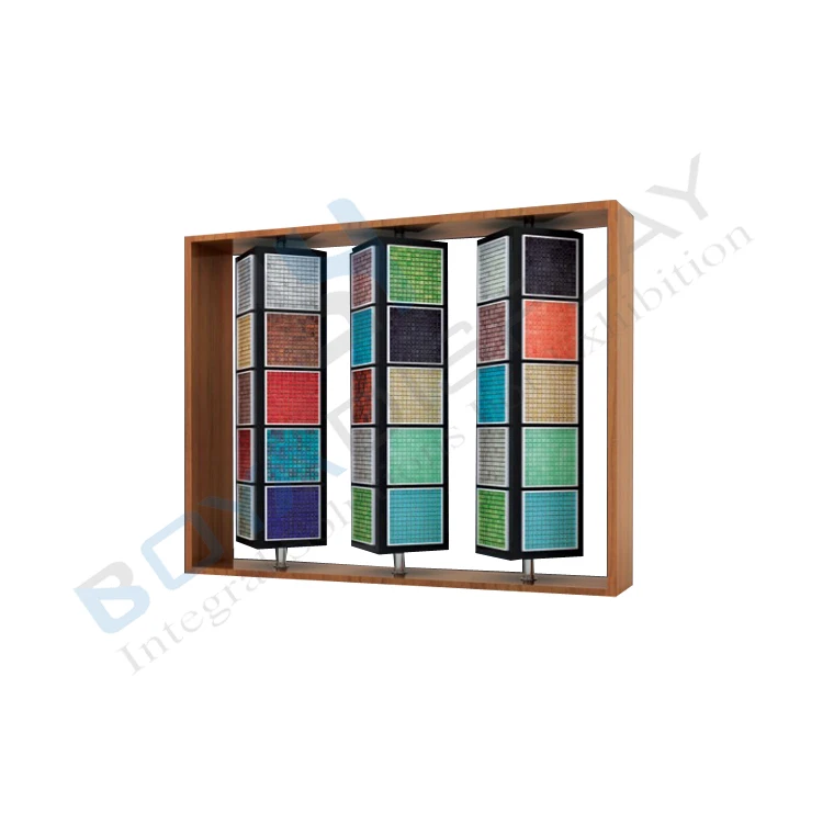 Tile Display Rack Metal Pegboard Ceramic Tile Stone Sample Marble Quartz Stand Pallet Racks With Tile Display Sliding Doors