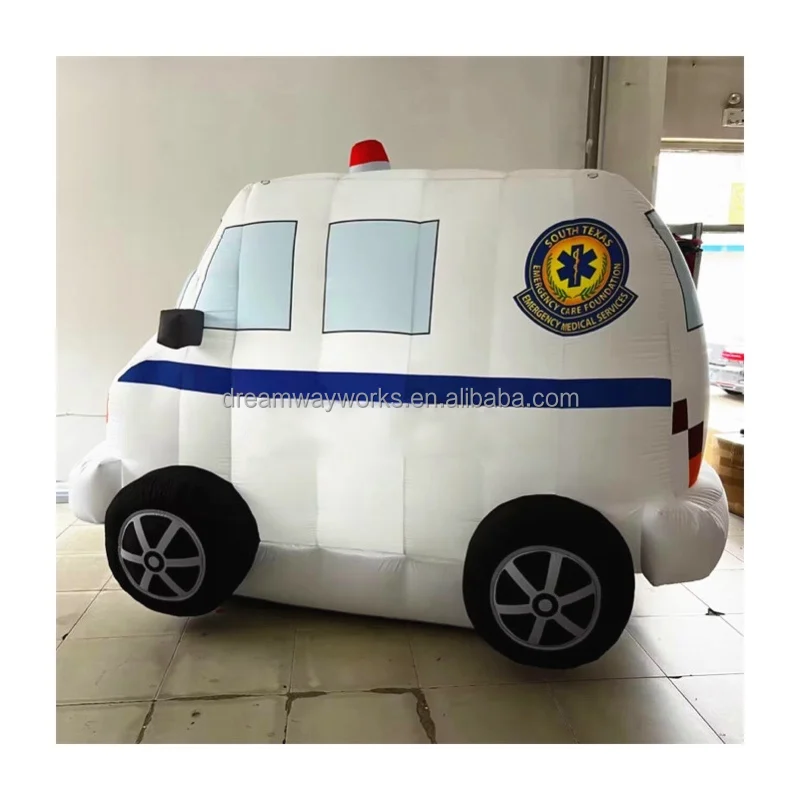 2025 Hot Sale Inflatable Ambulance, Inflatable Ambulance Balloon for Advertising
