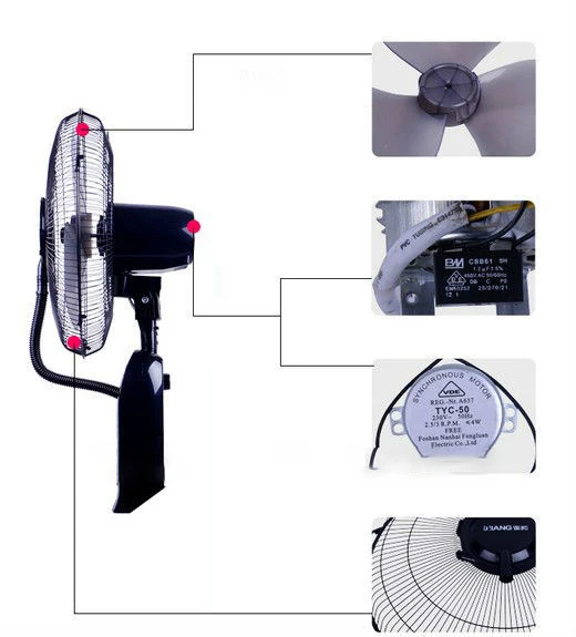 Indoor Oscillating Cooling Cooler, Portable, 75W - detail 36