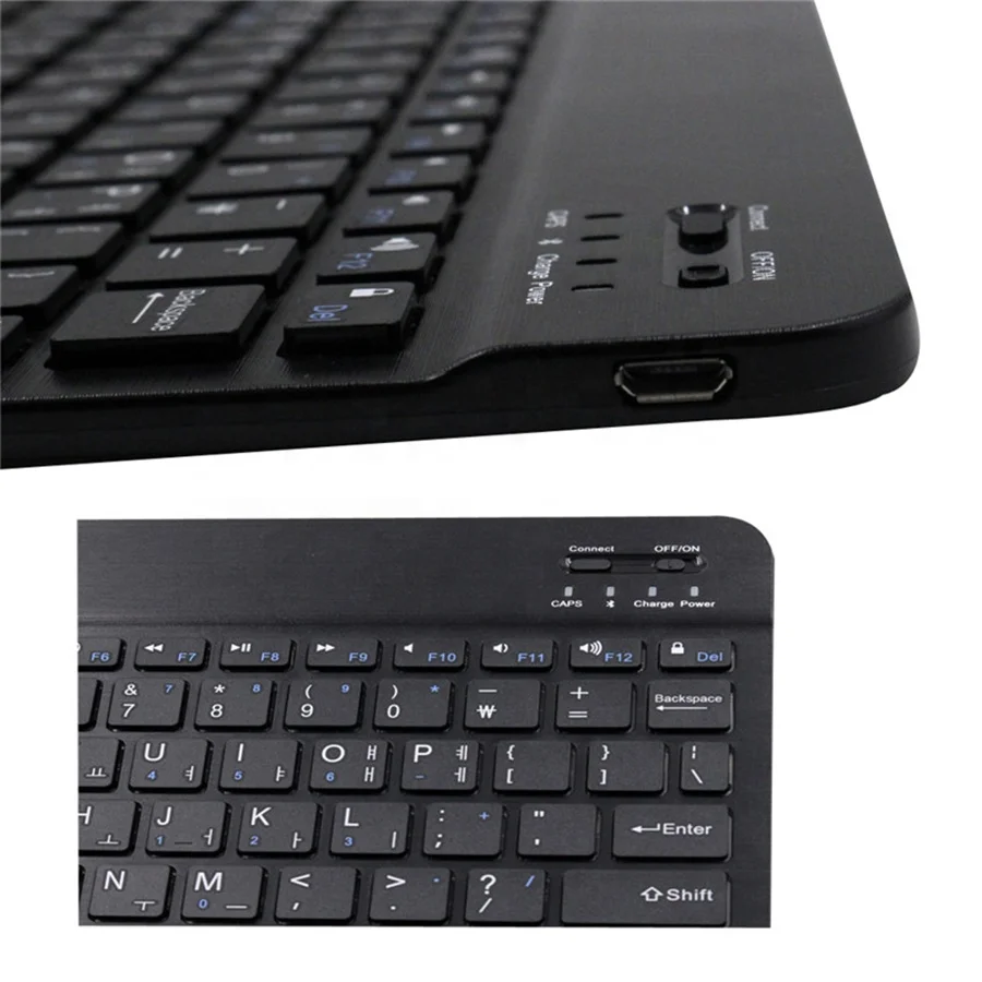 Factory Portable Mini Wireless Bluetooth Keyboard for iPad Phone Tablet Slim Keyboard for Office for Study