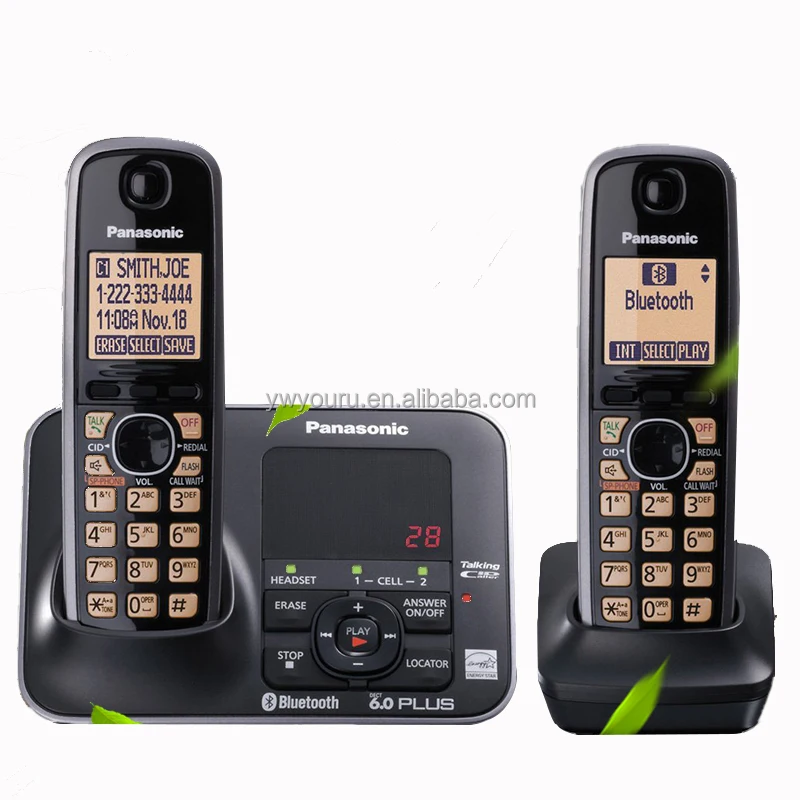 Large Button Digital Cordless Phone With Answer Machine Fixed