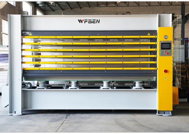 WFSEN 5 Layers Laminator Wood Hot Press Machine For Plywood