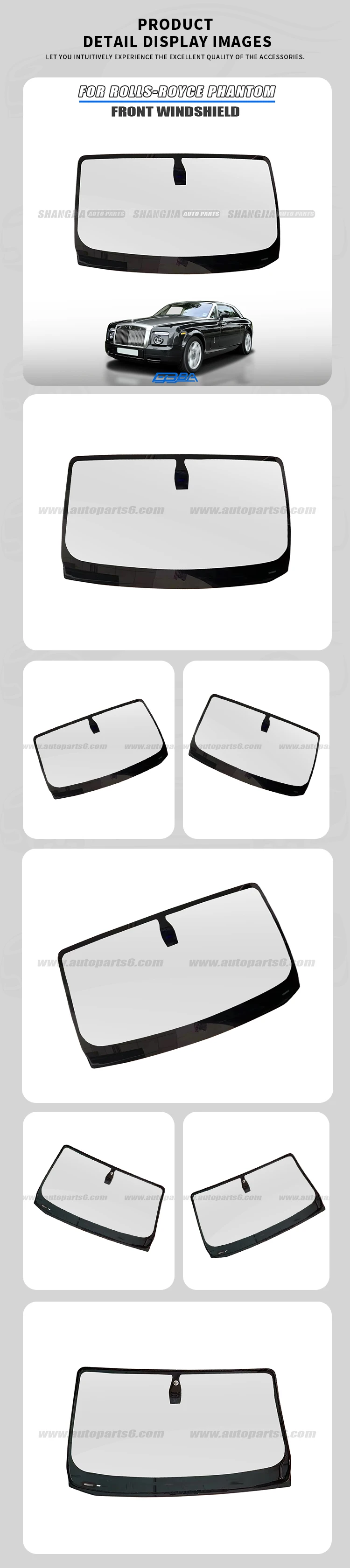 auto parts windshield for rolls royce phantom 2004 2020 51315a404a0-2