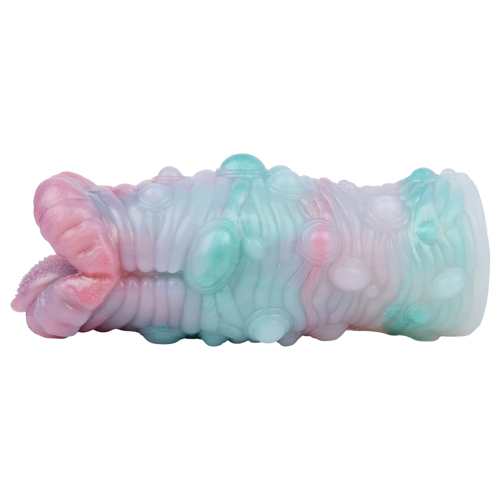 8*19.5*25CM Iridescent Sea Slug Liquid Silicone Male Masturbator Sex Toy Adult Soft Pocket Pussy Stimulation Massage for Man 8*19.5*25CM Iridescent Sea Slug Liquid Silicone Male Masturbator Sex Toy Adult Soft Pocket Pussy Stimulation Massage for Man