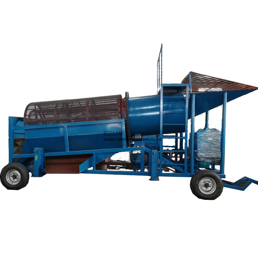 Turnkey Project Small Simple Gold Trommel Screen Washing Plant