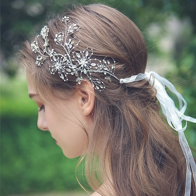 bridal headpieces floral