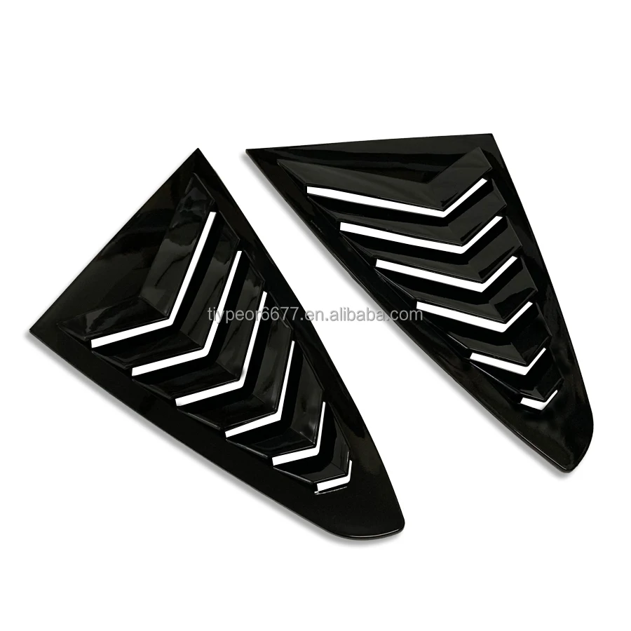 product tiypeor auto exterior accessories for mg7 mg 7 jdm car rear side window louvers air vent scoop shades cover blinds-6