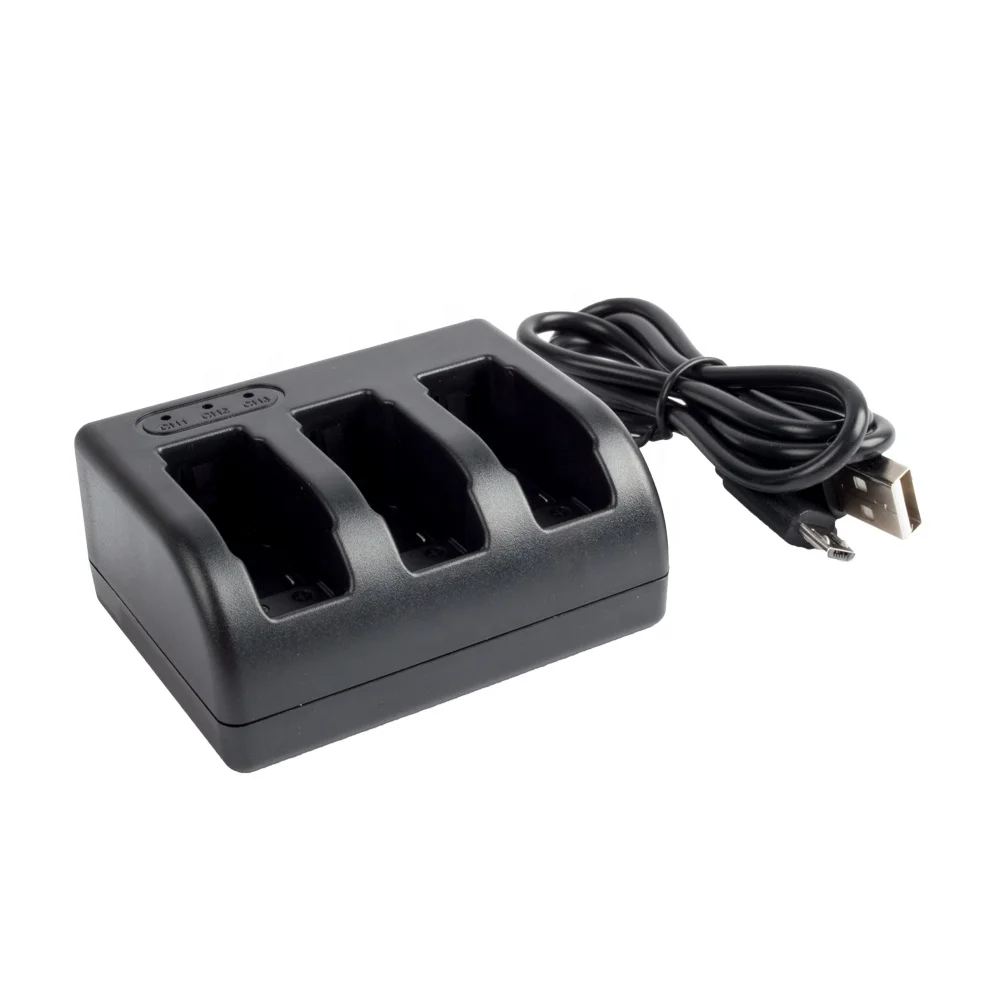 Wholesale 走亲全新电池充电三端口usb 充电线三合一月单程旅费 Gopro 英雄12 36 月7 黑色行动相机from M Alibaba Com