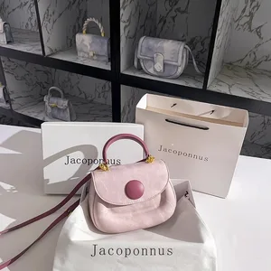 2026 High-End Retro Fanny Pack for Ladies Unique Niche Designer PU Crossbody Handbag Thread New Fashion Waterproof Summer Autumn