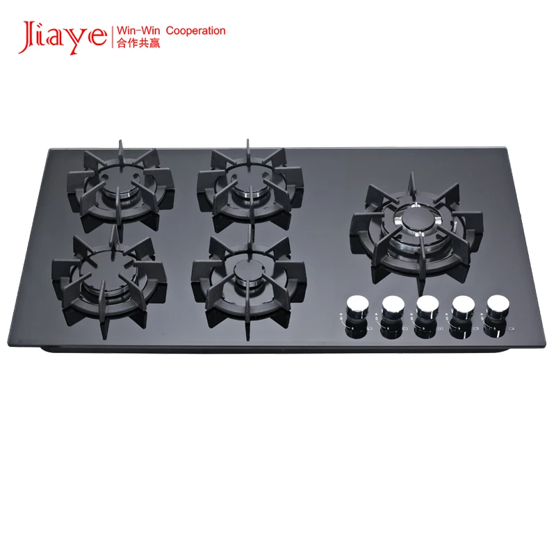 Best Selling Household Kitchen 5 Burner Gas Cooker Application Zinc