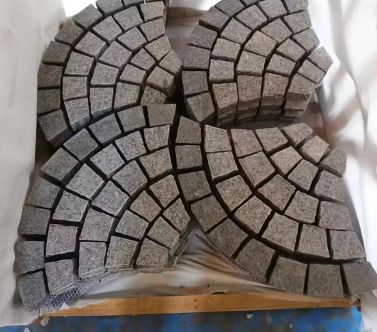 Популярная веерообразная брусчатка по индивидуальному заказу высокое качество Лучшая цена гранитная