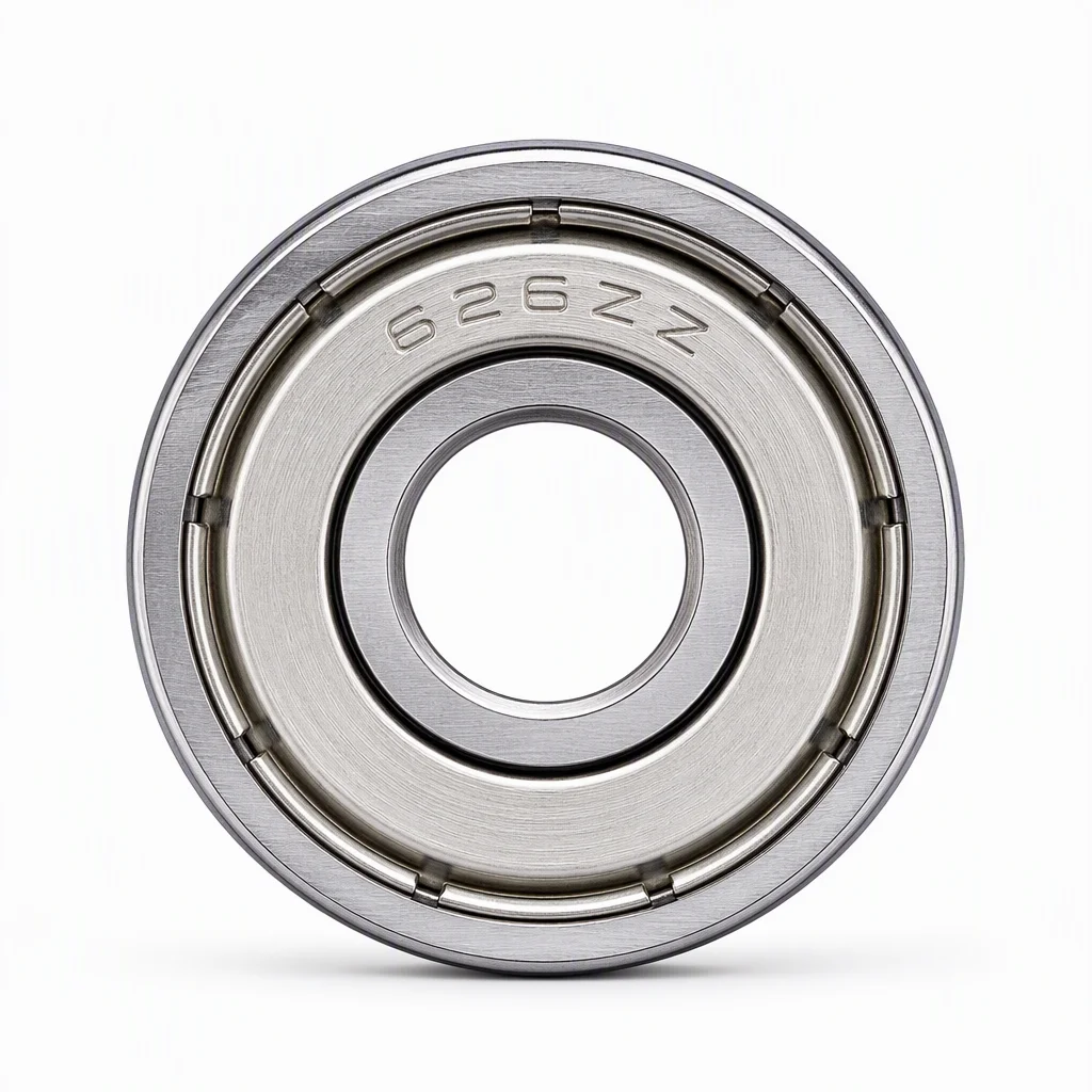 Deep Groove Ball Bearing 626ZZ P0 Chrome Steel C3 Clearance 2RS Grease Low Friction Long Life for Robotics Small Machinery