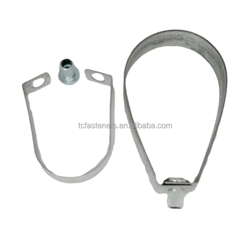 Pear Pipe Fastener Clamp for Loop Hanger 1/2-8" Swivel Pear Pipe ...