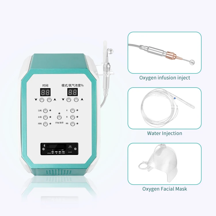 Clean O2 Thermal Machine Korea Original 98% O2toderm Oxygen Facial Machine Oxgen Jet Peel Dome ...