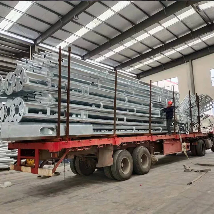 BSW СВЕТОДИОДНЫЙ дорожный фонарь столб уличного освещения характеристики столба 50ft 55ft 60ft оцинкованная сталь