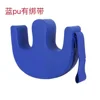 Style de bracelet rond en cuir bleu