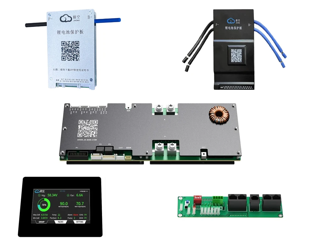 Smart BMS 3S-32S Lifepo4 Battery Management System 20A-300A
