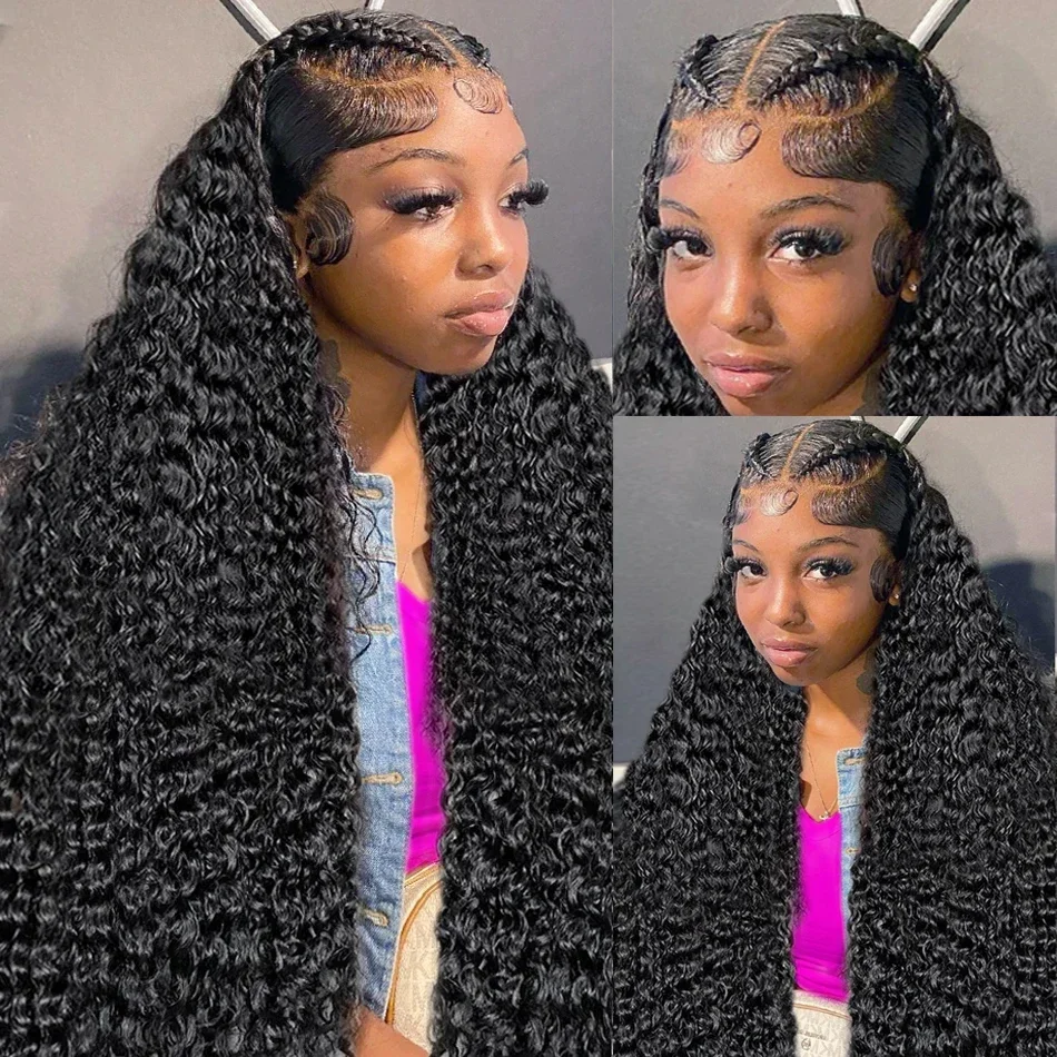 Night Club HD Loose Deep Wave Lace Front Parrucche Brasiliane Ricce Water Wave Lace Front Parrucche Chiusura Parrucche Per Le Donne_voghion.com