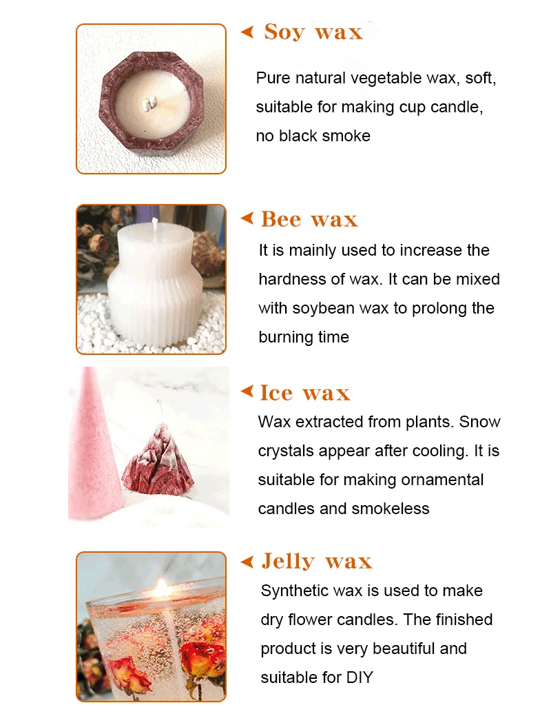 2021 100 Pure Natural Soy Wax Flakes For Candle Making 52 Point