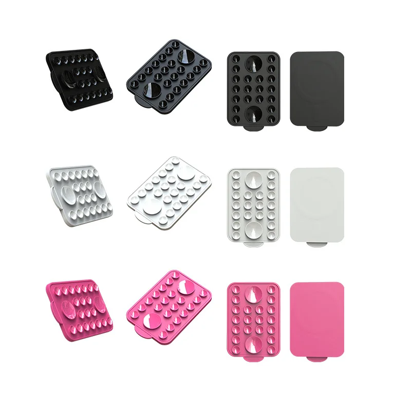 mobile phones rectangle Magnetic silicon thicken Holder Suction Sucker