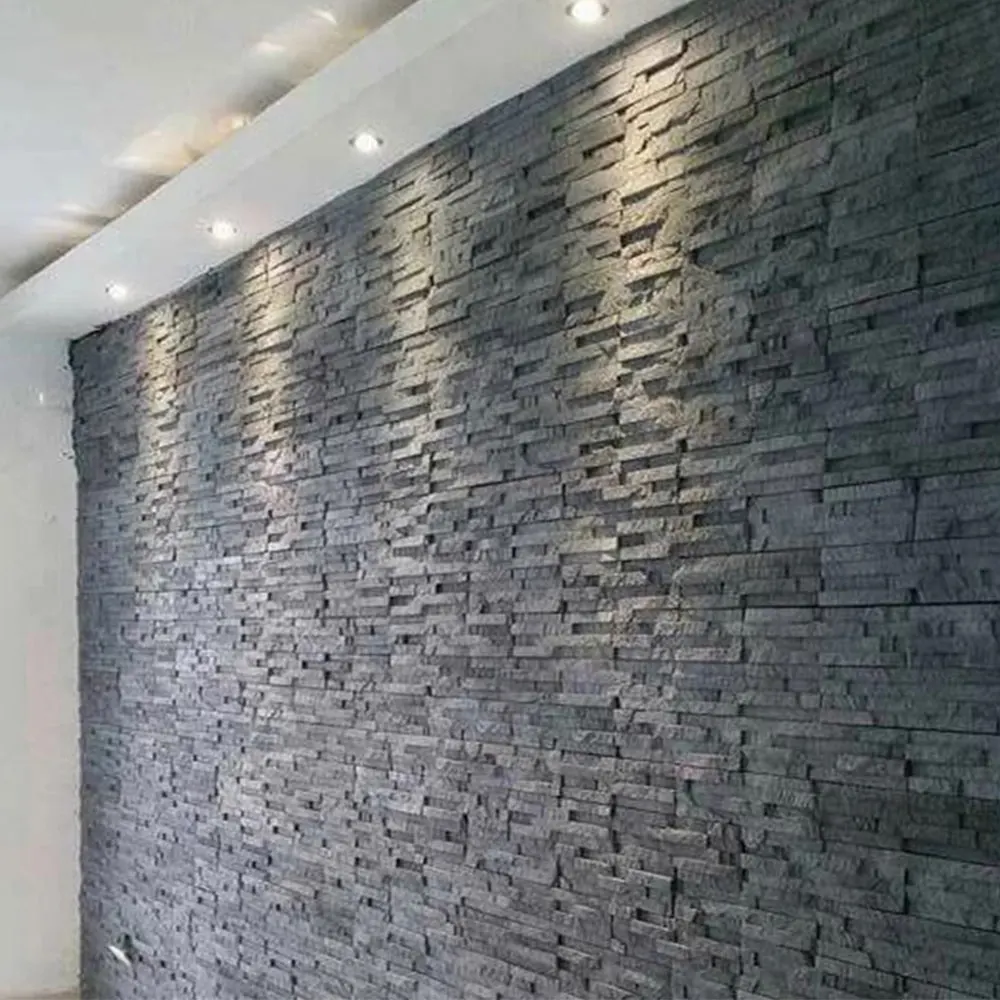 Polyurethane Textured Cladding RCL Modern Art 3D PU Stone Wall Panel Natural Look Big Slab for Indoor ...