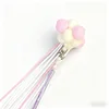 Jouet pour chat pompon rose