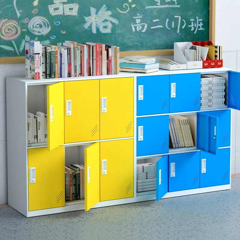 diseño de acero precioso del gabinete del guardarropa del armario del armario de los niños para el uso de la escuela