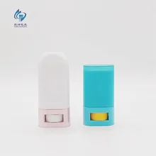 New Design Small Oval PP Sun Block Stick 15ml Plastic Deodorant Stick 15g Empty Hair Wax Stick Container