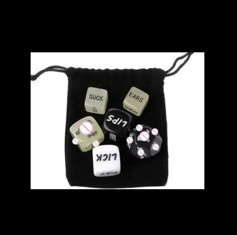 Sex Dice Set Couple Gift Love Game Sextoys Adults Sex Dice 6pcs with Sex Position Game for Adult