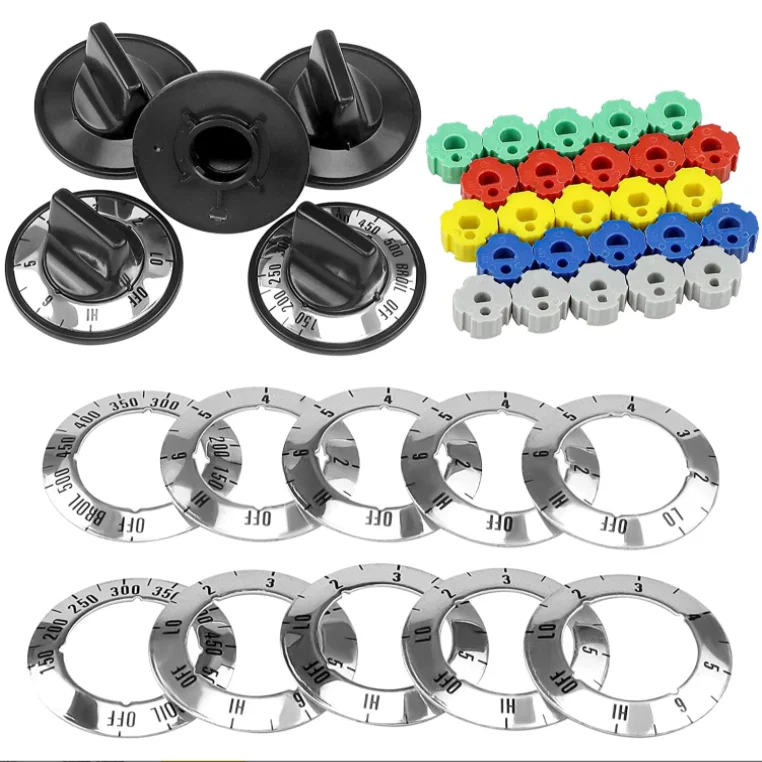 Replacement Kn002 Universal Electric Range Knob Kit Replaces Ap5641247