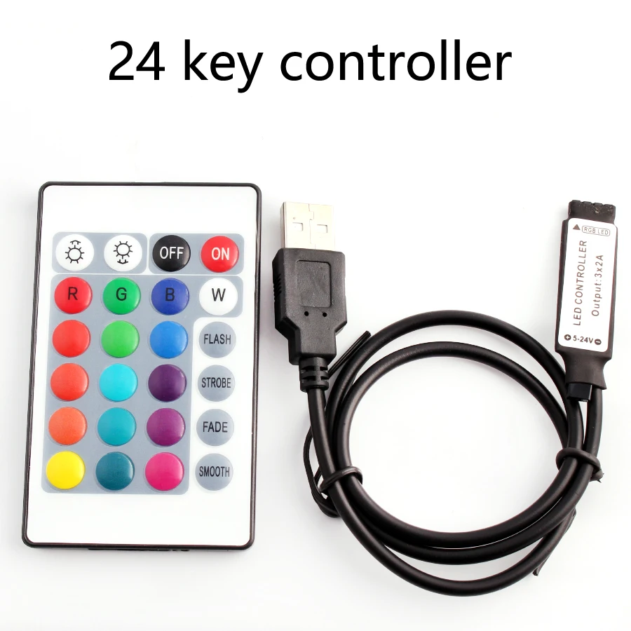 Led Dimmer Controller Mini 3key Wireless 11key RF for Single Color Light Strip SMD5050 3528 5730 5630 3014