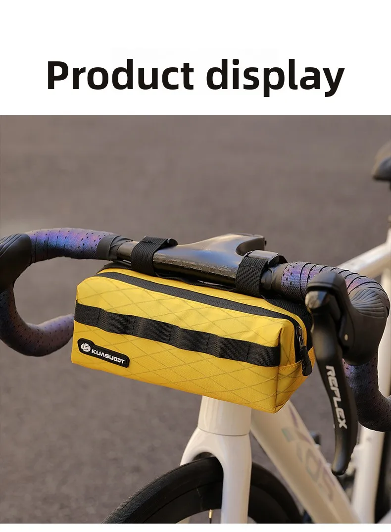 Waterproof Bicycle Handlebar Bag Large Capacity Storage Pouch_voghion.com
