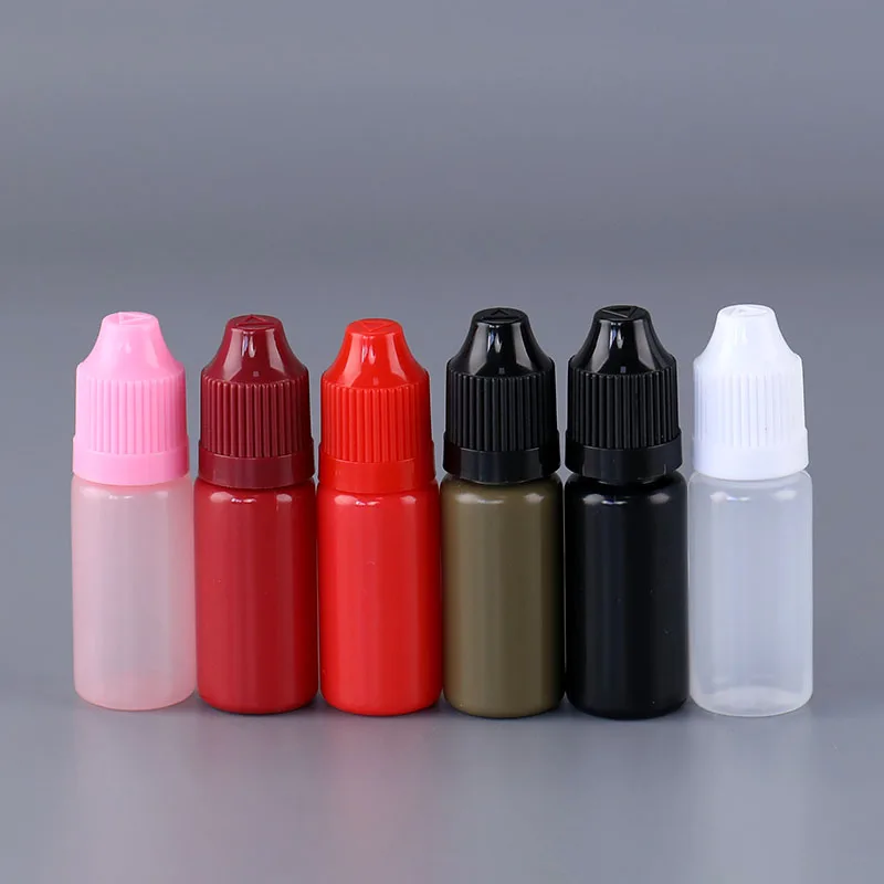 10ml 15ml 30ml LDPE Kinderbestand Sluiting Farmaseutiese Gradering Knyp Poeder Oog Vloeistof Stigting Druppelaar Fles