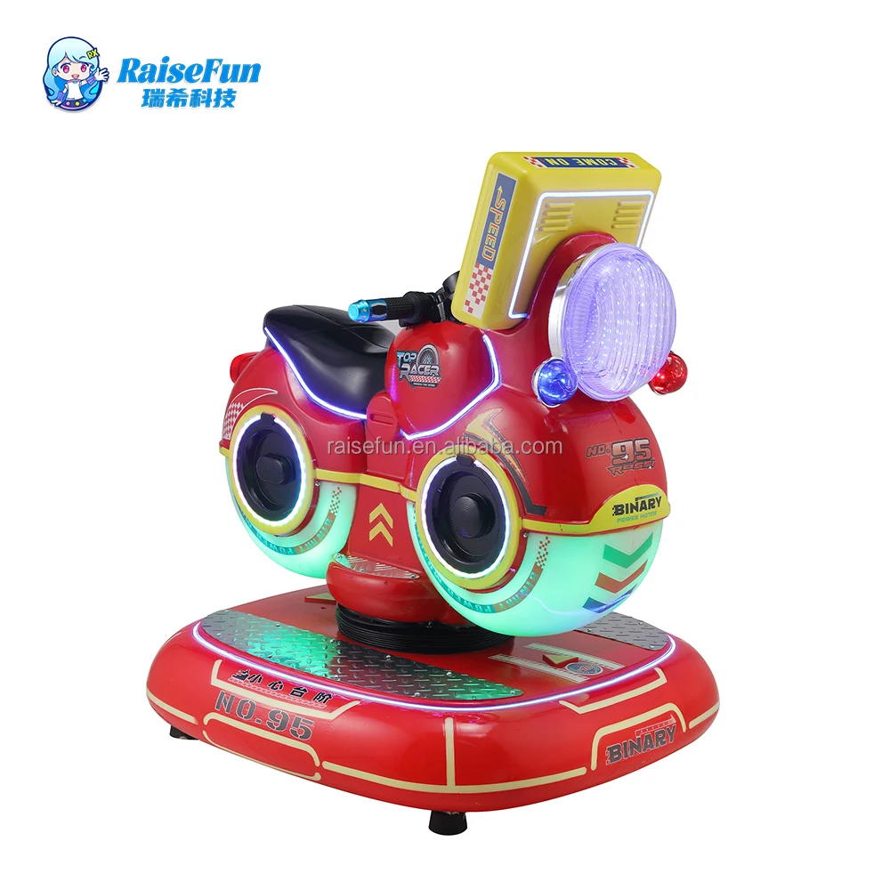  3D Motorcycle Kiddie Ride With HD LCD MP5 Screen Interactive Games 