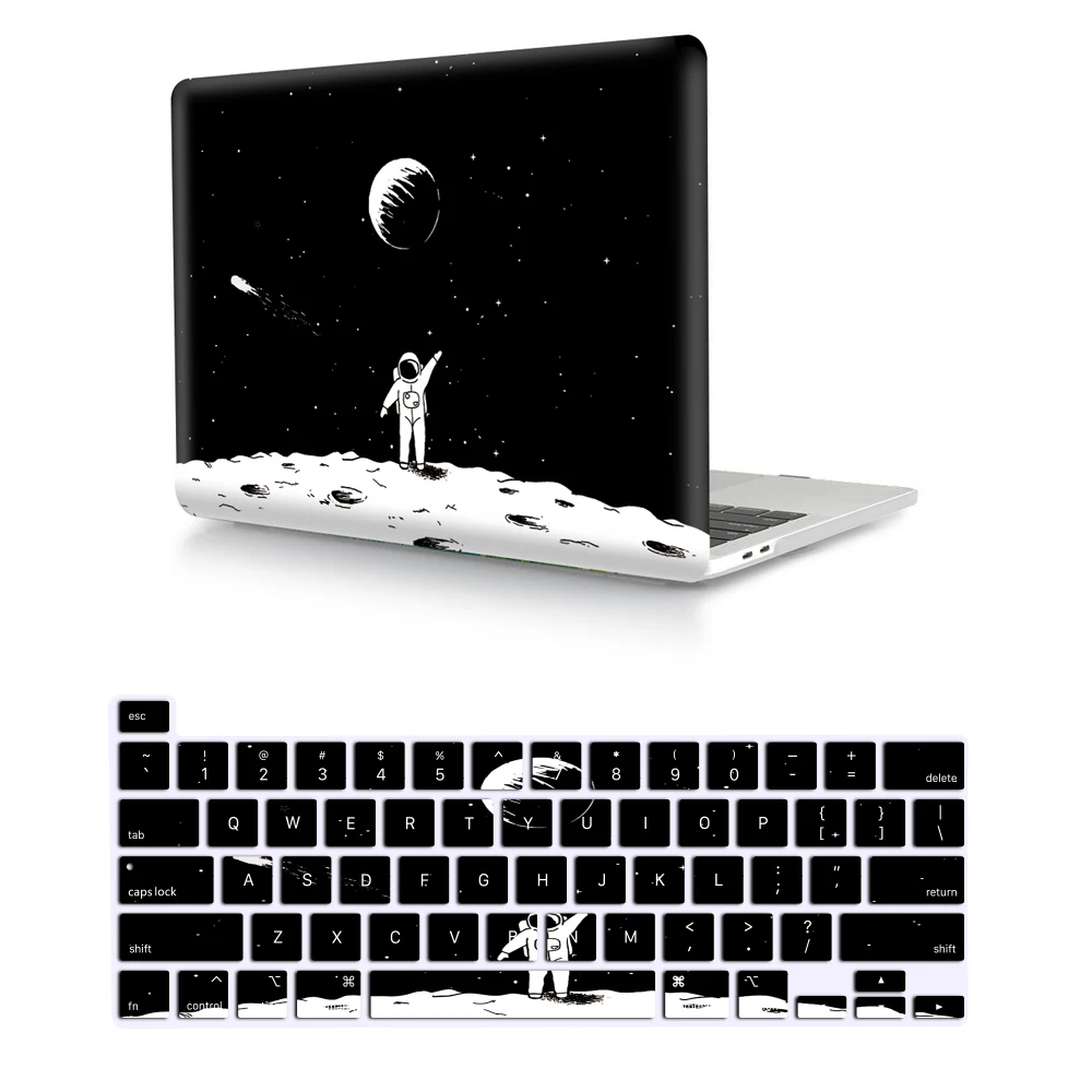 2 in 1 Laptop Color Style Design  Print Custom Hard case Cover for macbook Pro 13 A2159 2019 17 Inch Laptop Cover