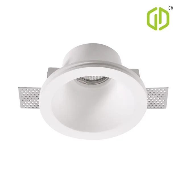 LED 7W Plaster Downlight Rcessed in Ceiling Trimless Down Light Indoor Lighting