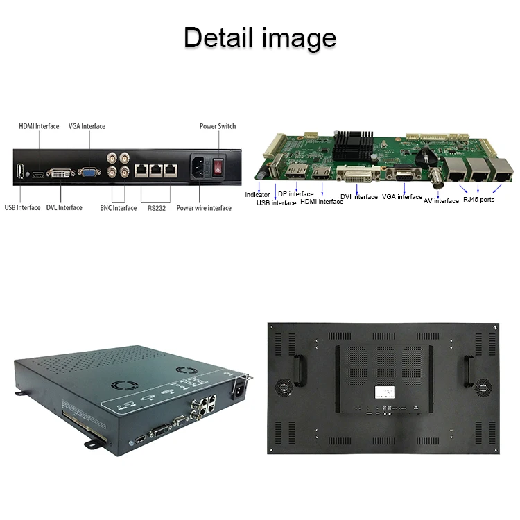 55 дюймов 4K HD 1920x1080 1,8 мм Безель LCD DID 2x2 видео настенный экран производитель