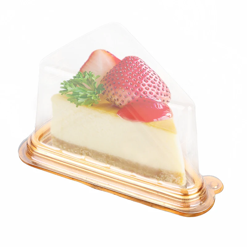 Disposable Plastic Cheesecake Half Baked Cheesecake Box Packaging Can ...