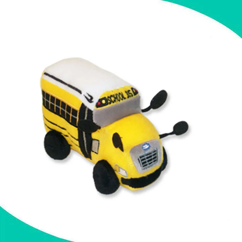 Hot Sale High Quality EN71 Custom School Bus Plush Stuffed Toy Baby Car Soft Toy Made in China