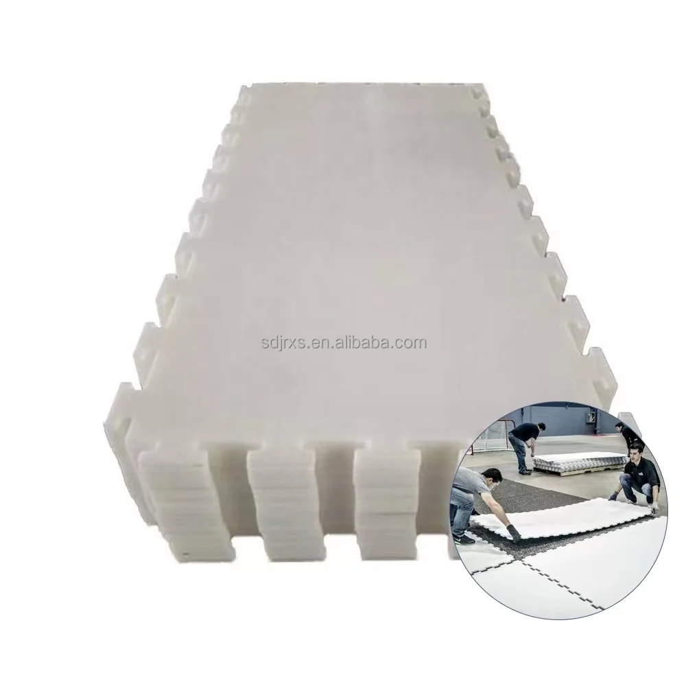 Uhmwpe Sheet Ice Rink Barrier Ice Skating Arena Wall Panels 4x8 Plastic Hdpe Ice Hockey Barrier